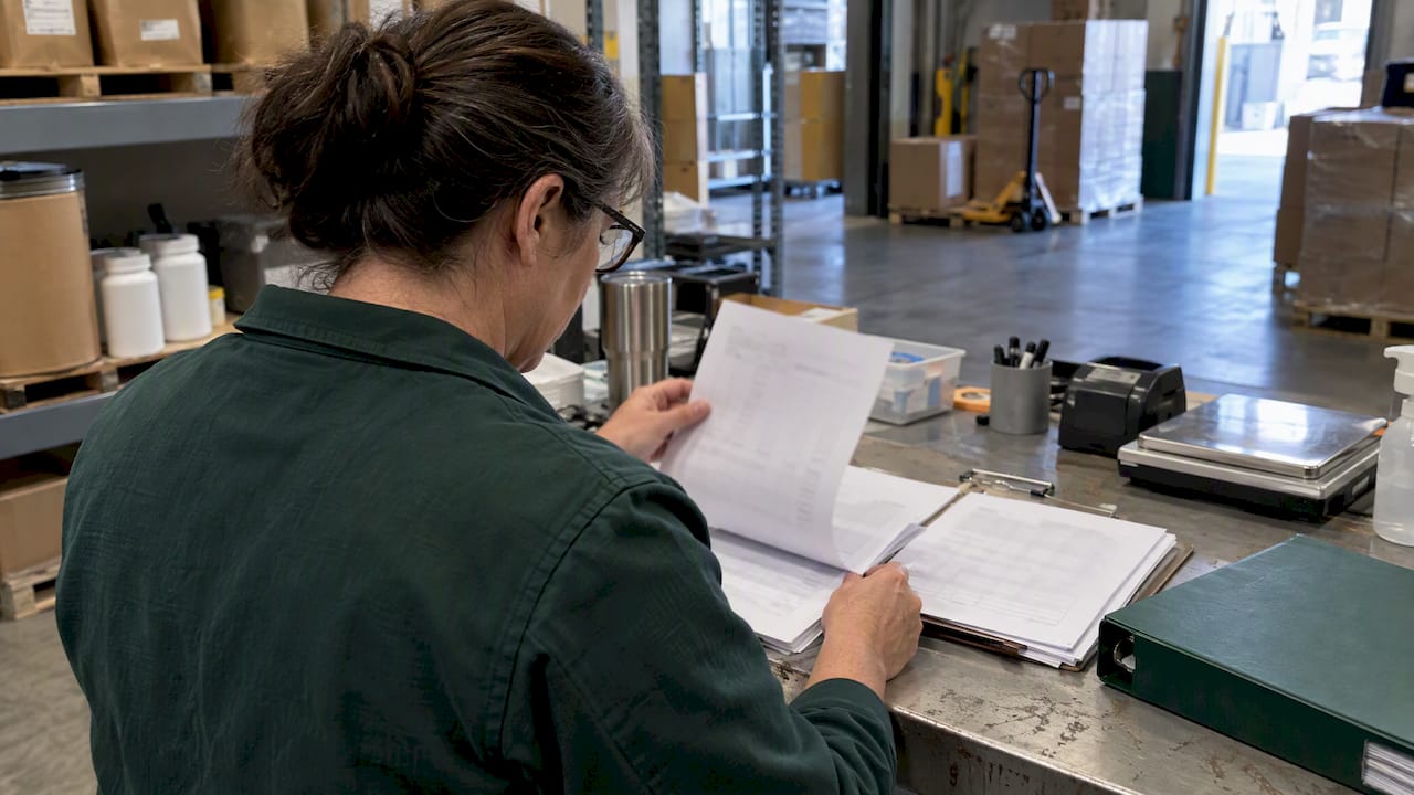 Supplement COA Checklist: Match the Product, Lot & Tests